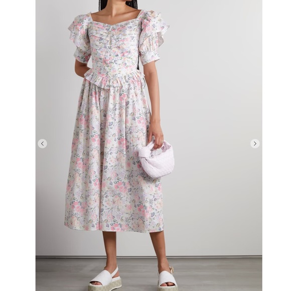 Batsheva Dresses Nwt Batsheva Laura Ashley Eden Ruffled